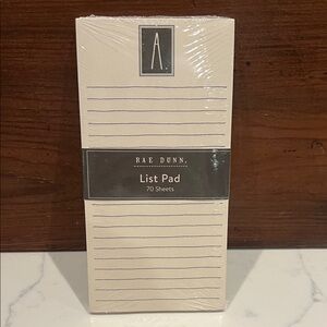 🔥‼️Rae Dunn Cream Lined Notepad‼️🔥